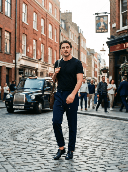 Luca Trouser- Navy
